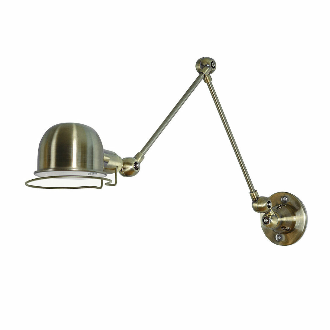 Бра Delamp Atelier Swing–Arm Wall Sconce Brass