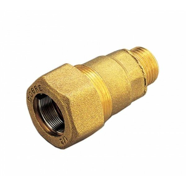 фото Муфта 1/2 НP для стальных труб, латунь TIEMME 1500021