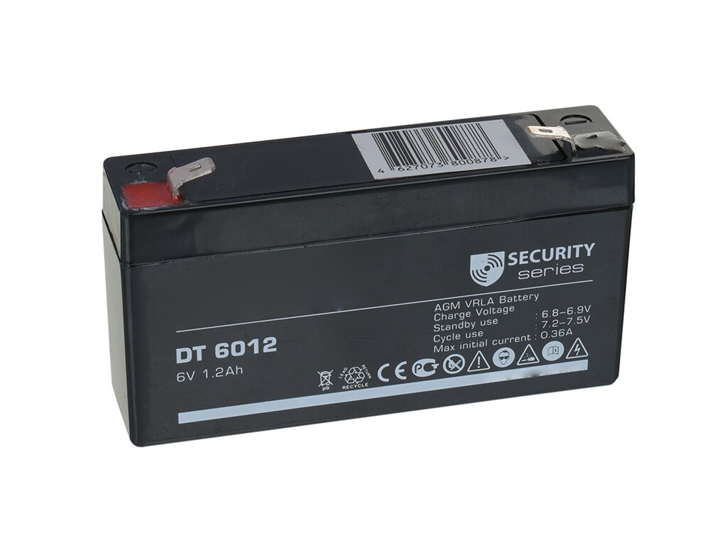 Аккумуляторная батарея DELTA Battery DT 6012 6В 1.2 А·ч