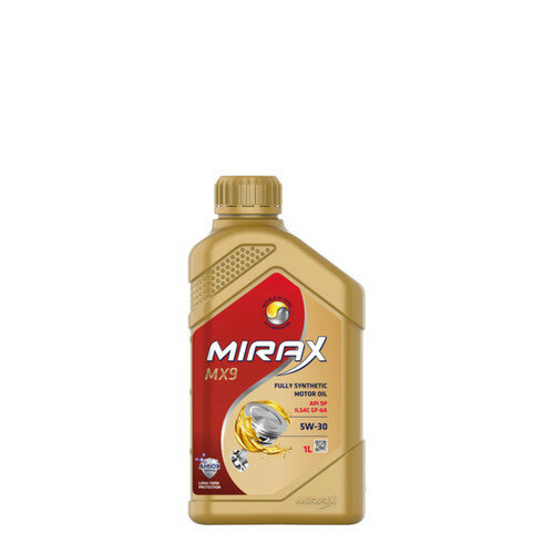 Моторное масло MIRAX MX9 SAE 5W-30 API SP ILSAC GF-6A Синтетическое 1 л