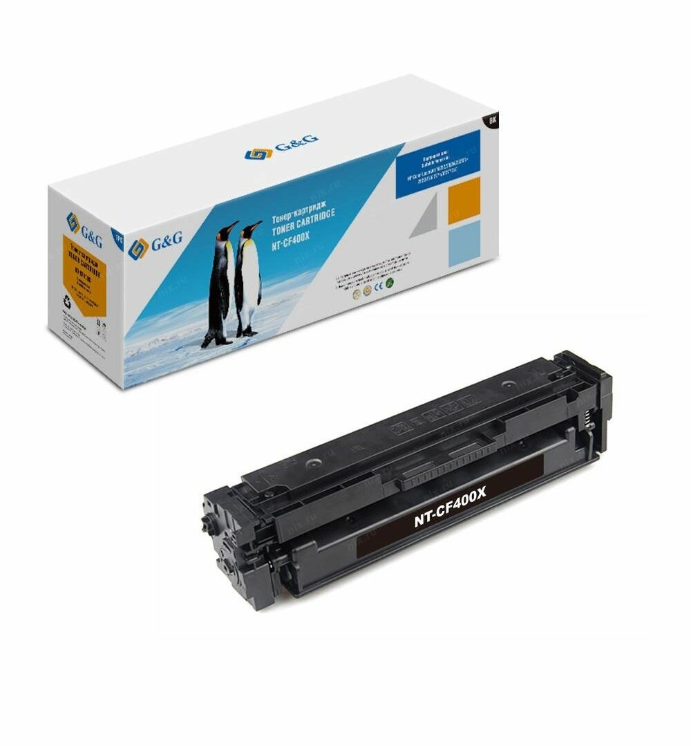 Тонер-картридж G&G черный (2800стр.) для HP CLJ M252/252N/252DN/252DW/M277n/M277DW