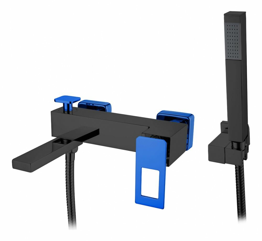 Смеситель Boheme Q 143-BUW для ванны, черный