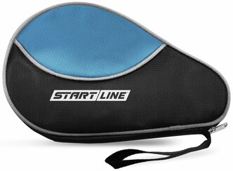 Чехол для теннисной ракетки и мячей Start Line синий, с карманом