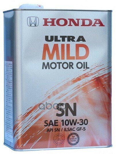 HONDA Honda Ultra Mild 10w30 Sn/Gf-5 (4л) (6)