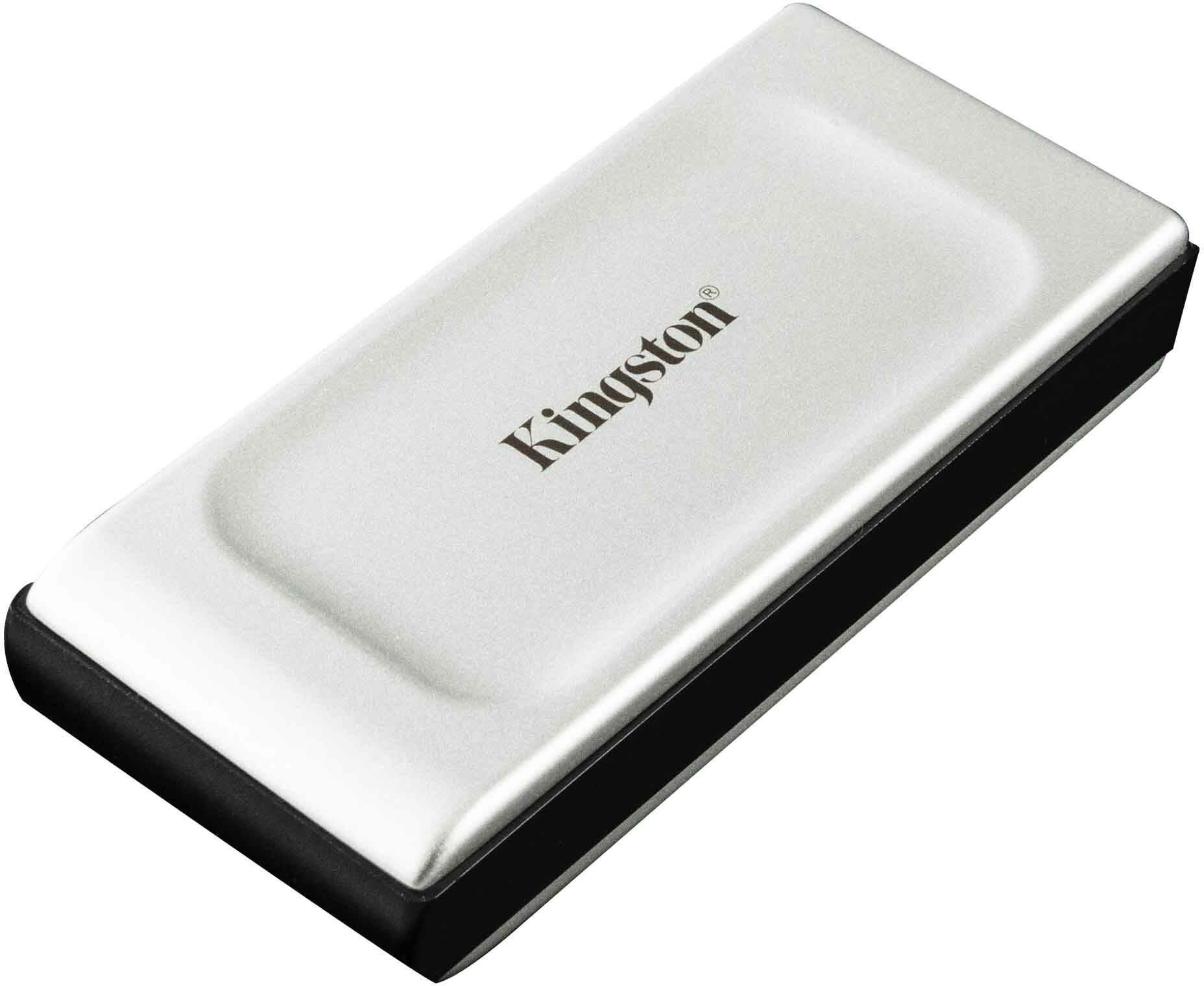 Внешний жесткий диск 4Tb Kingston XS2000 серый USB 3.2 (sxs2000/4000g)