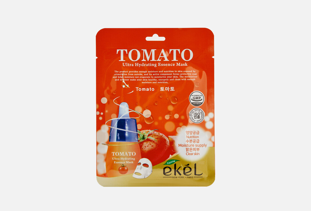 Тканевая маска для лица Ekel, Tomato Ultra Hydrating Essence Mask 1шт