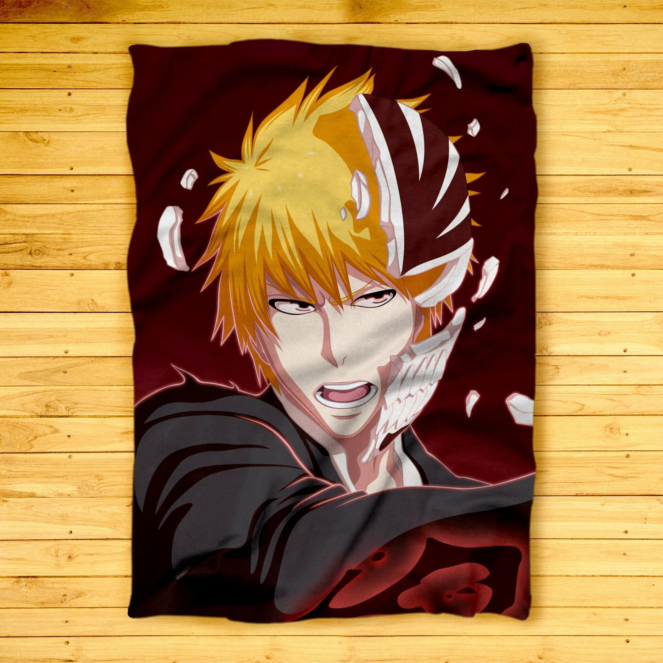 Плед "Ichigo Kurosaki/ Ичиго Куросаки из аниме Блич" - фотография № 1