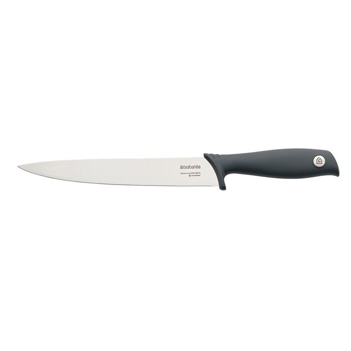 Нож кухонный разделочный материал нержавеющая сталь + пластик, цвет темно-серый, Brabantia, 120664
