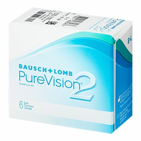 Линзы контактные PureVision 2 (8.6/-3.25) 6шт