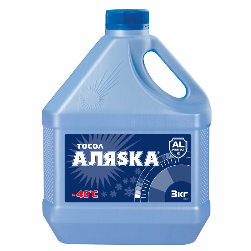Тосол Аляска А-40М G11, синий, -40°C, 3кг, арт. 5068