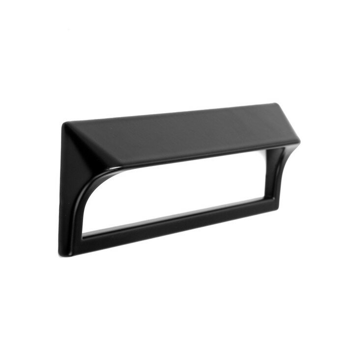 Ручка мебельная тундра RT001 128, цвет черный - фотография № 2