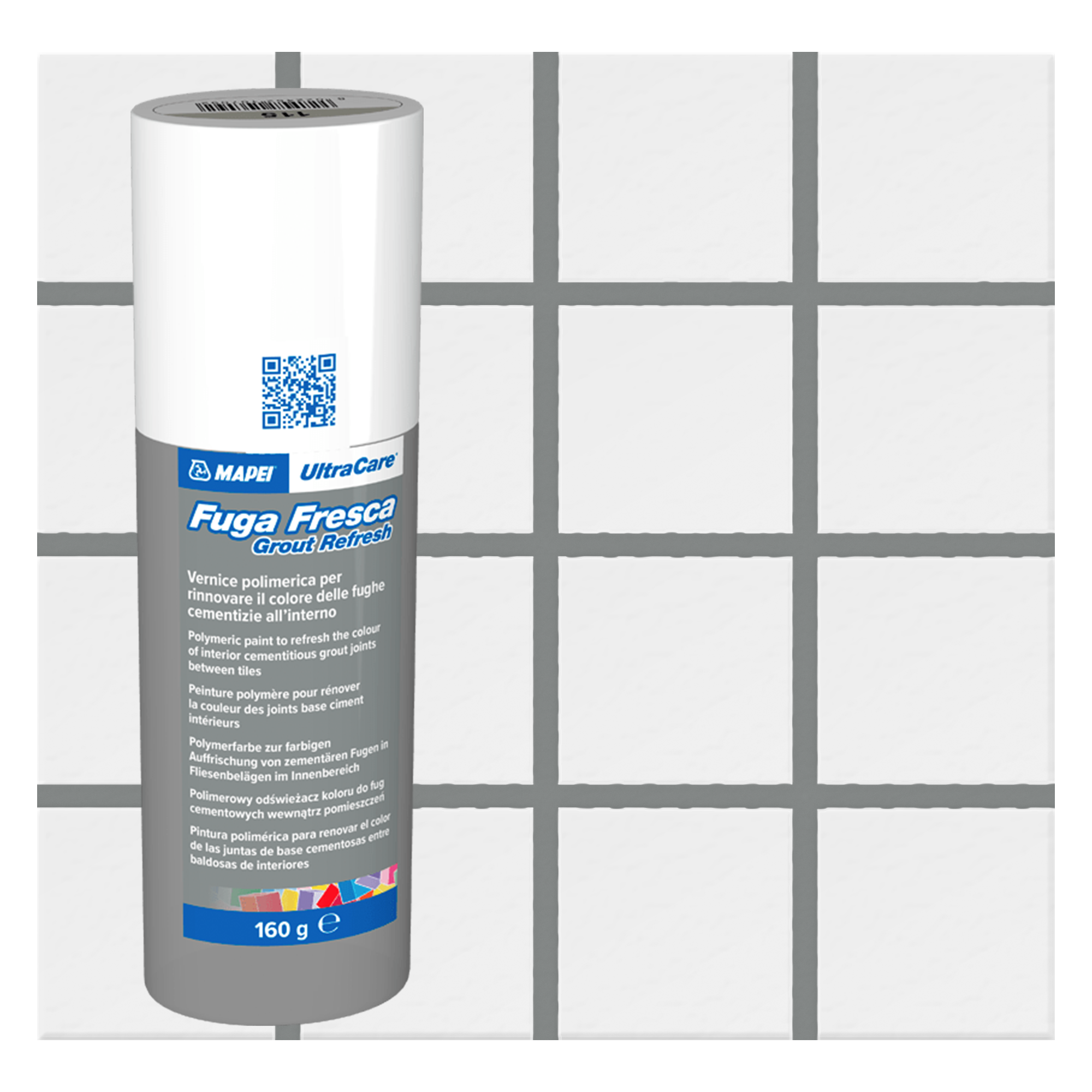 фото Акриловая краска для швов MAPEI Ultracare Fuga Fresca 112 Серый, 0.160 кг
