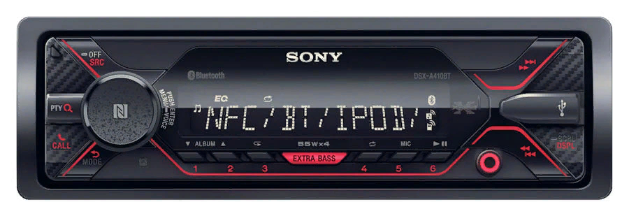 Sony 1DIN 4x55Вт