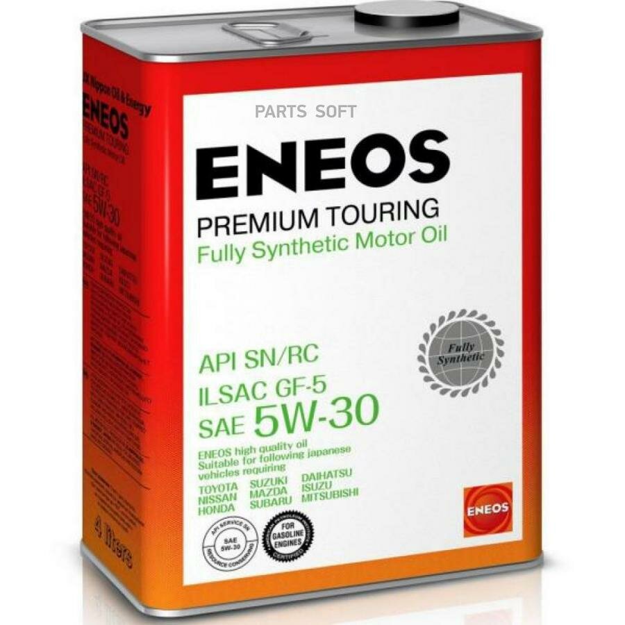 ENEOS 8809478942216 Масло ENEOS 5W30 Premium Touring SN 4л син