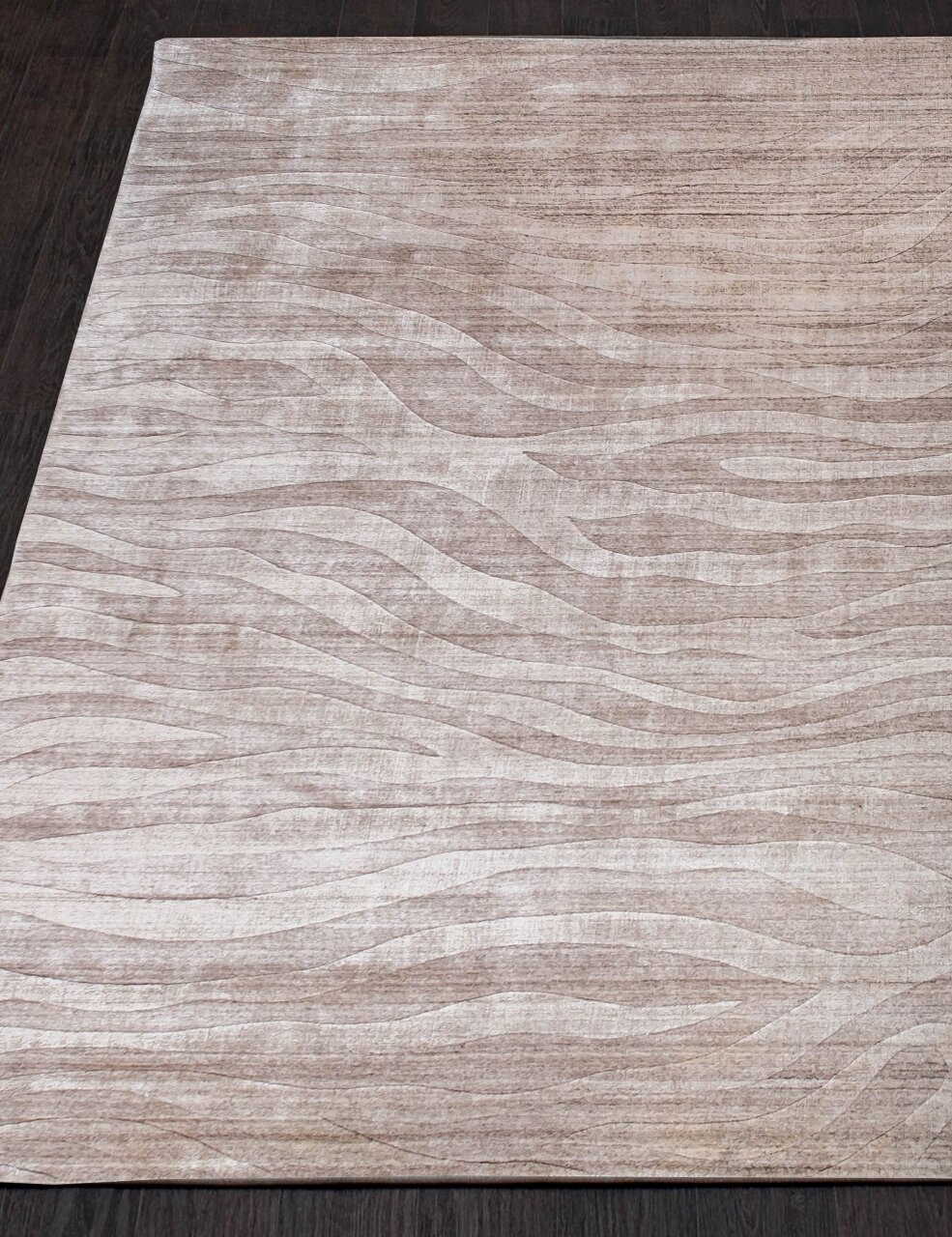 Ковер Adarsh Exports Carving Wool Viscose HL 300 natural-beige 1.6x2.3м