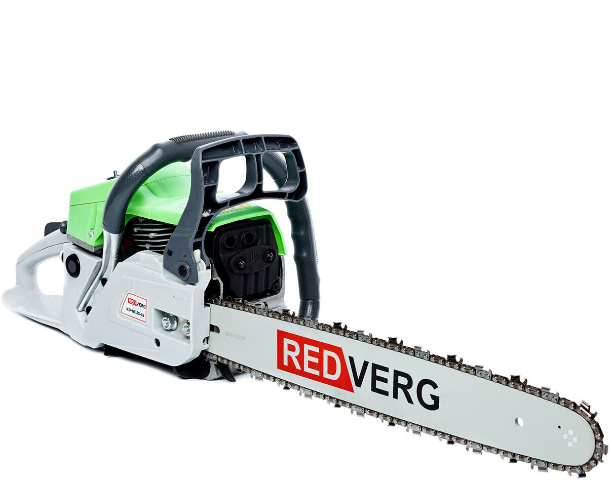 Бензопила RedVerg RD-GC55-18 2200Вт 3л.с. дл.шины:18" (45cm)