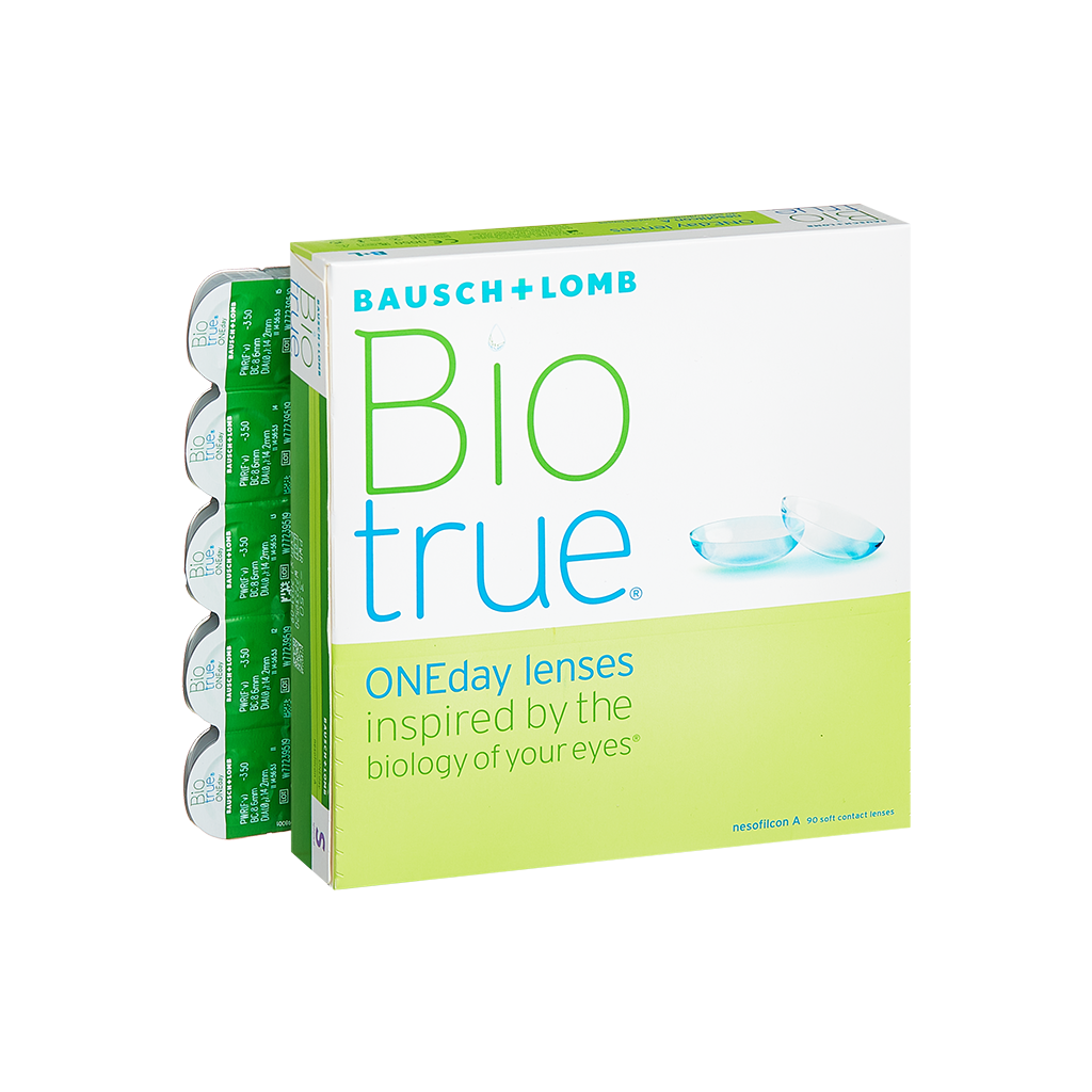 Контактные линзы Biotrue ONEday 90 шт / -1.50/8.6/14.2, уп.