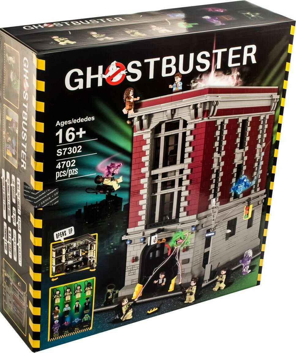 Конструктор 83001 / 7302 / 63444 Ghostbusters Штаб-квартира охотников за привидениями, 4702 дет.