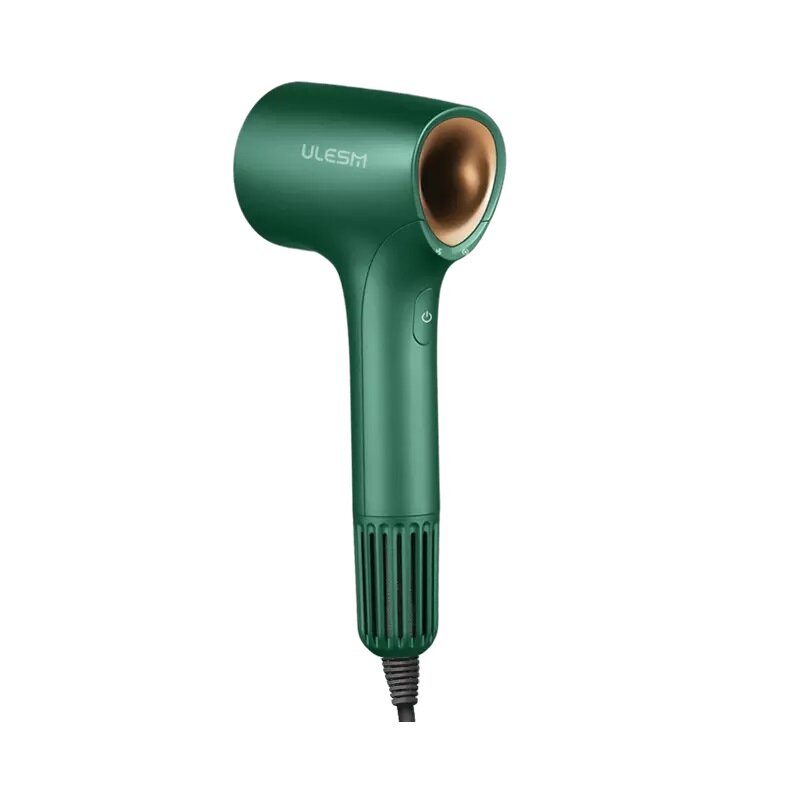 Фен для волос Xiaomi ULESM Leafless High Speed Hair Dryer Pro W2 Green - фотография № 1