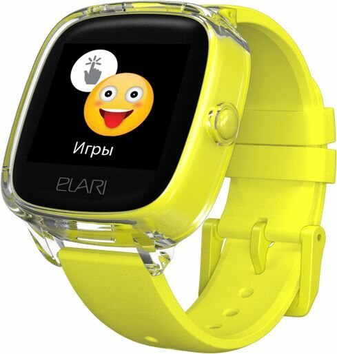 Смарт-часы Elari Kidphone Fresh 1.3" желтый