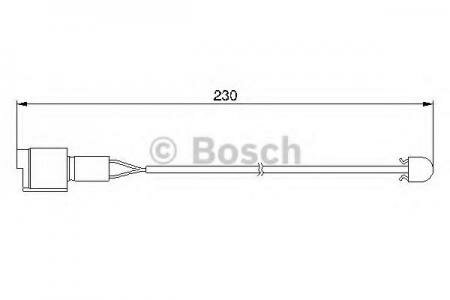 Датчик износа колодок BOSCH 1987474910