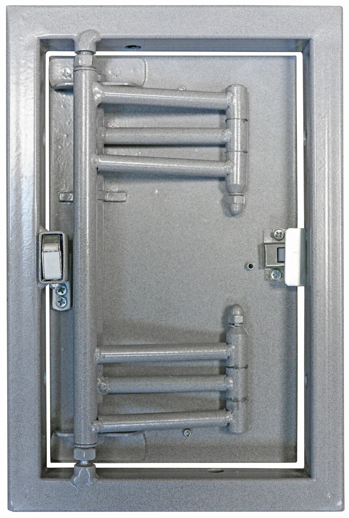 Ревизионный люк EVECS D4030 ceramo steel под плитку на петле, окрашенная сталь, 400х300 мм - фотография № 7