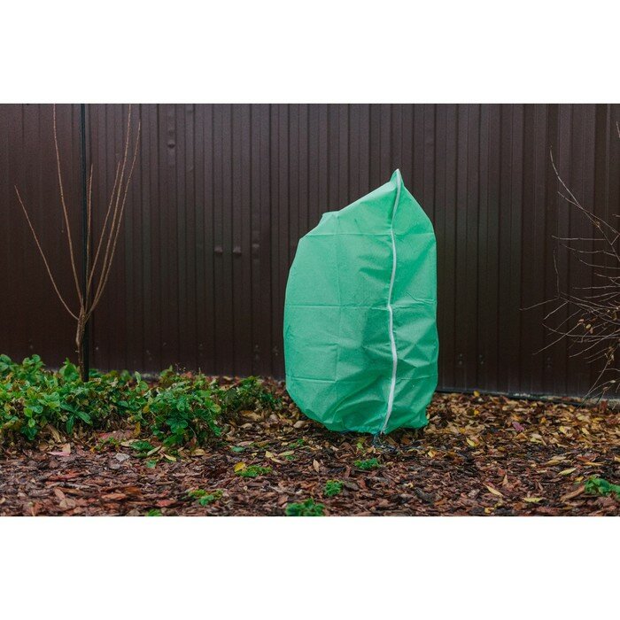 Чехол для растений, прямоугольный на молнии, 120 × 100 см, спанбонд с УФ-стабилизатором, плотность 60 г/м², цвет микс - фотография № 8