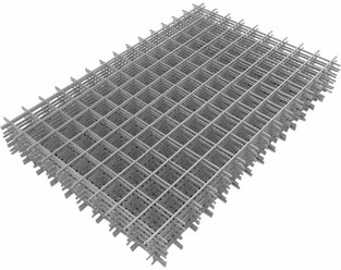 Арматурная сварная сетка сетка алькор 100x100 мм, диаметр 3.5 мм, карта 2x1.5 м 144429
