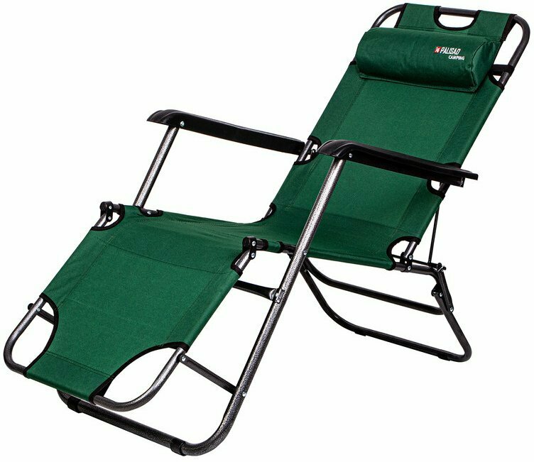 Кресло-шезлонг двух позиционное 156 х 60 х 82 см, Camping Palisad 69587 - фотография № 1
