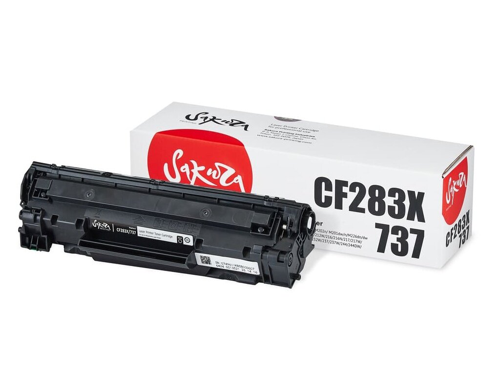 Картридж Sakura CF283X/737