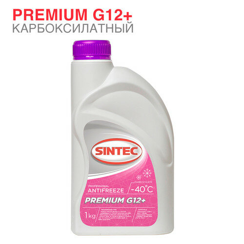 Антифриз Sintec PREMIUM G12 + pink -40 1кг (990453)