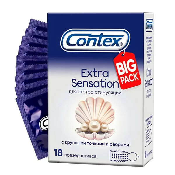 Contex Extra Sensation презервативы 18 шт.