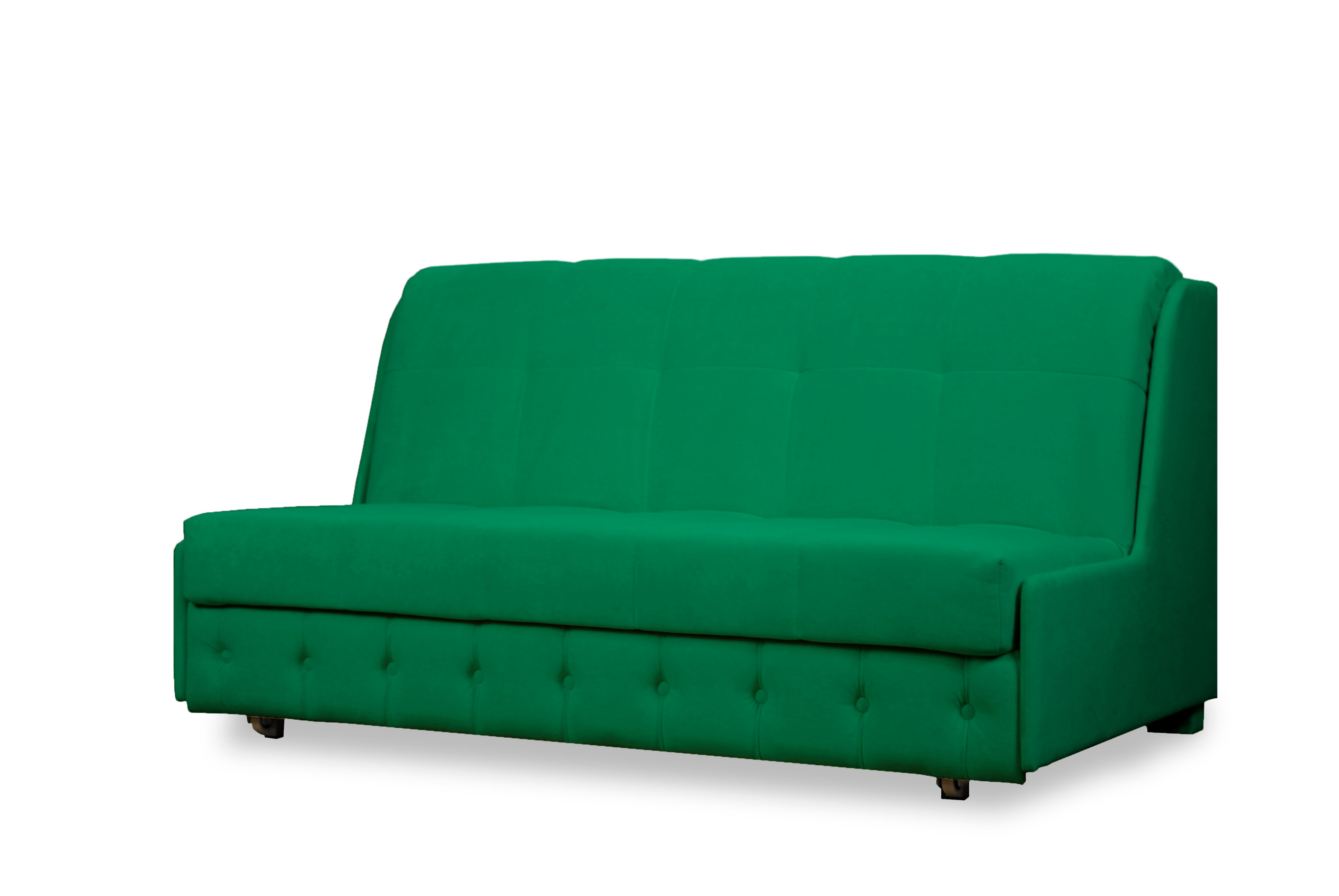 Диван раскладной Аккорд (140) цвет зеленый МФ Валерия - фотография № 3