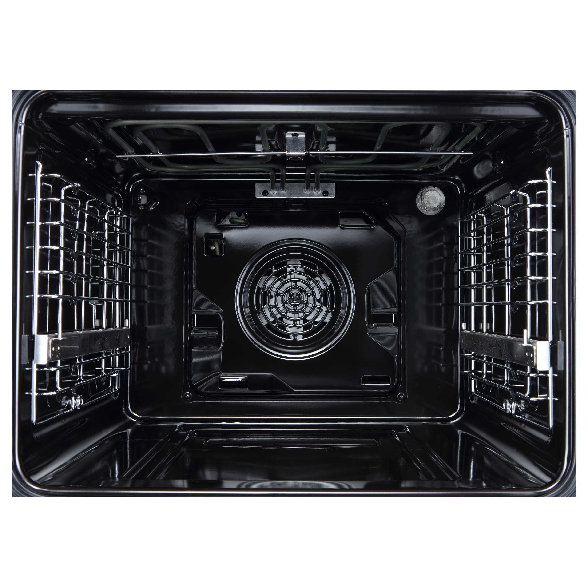 Духовой шкаф встраиваемый полноразмерный Evelux EO 650 PB, 60 см, 9 режимов, 70л, черное стекло - фотография № 6