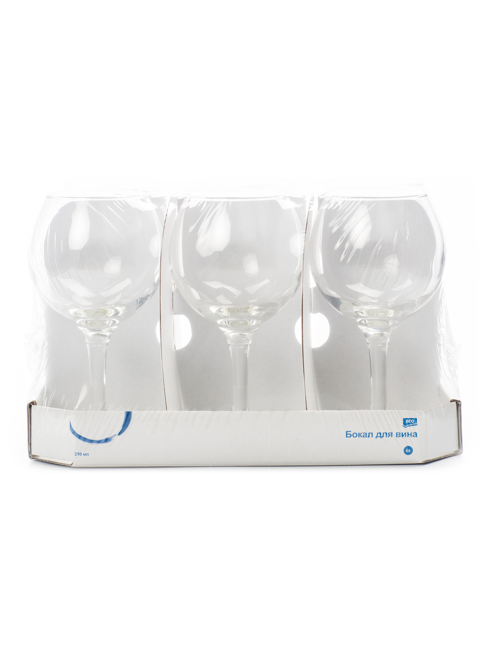 фото aro Набор бокалов для красного вина, 210мл х 6шт