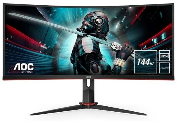 34" Монитор AOC CU34G2X/BK 3440x1440 144 Гц *VA