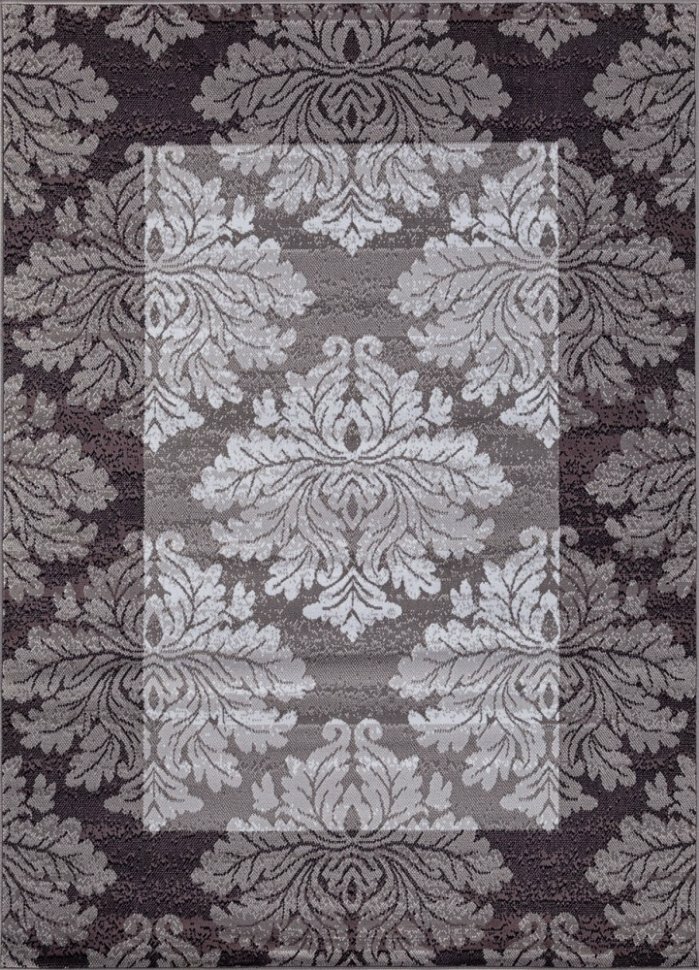 Ковер D213 - GRAY-PURPLE - Прямоугольник - коллекция SILVER (2.5 х 5 м) - фотография № 2