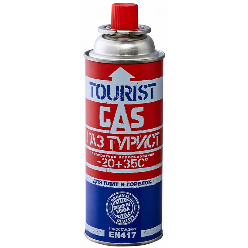 Газовый баллон Tourist Gas TB-220 220гр цанга