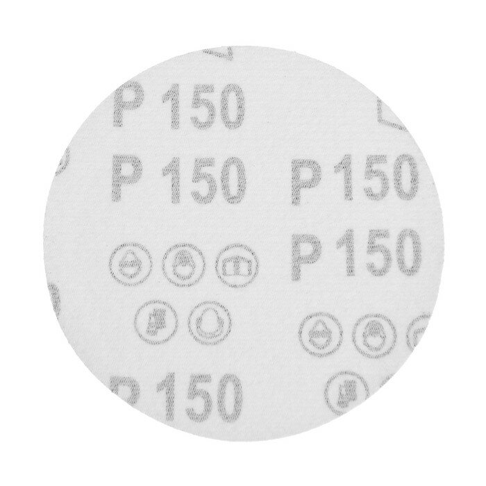 Круг абразивный шлифовальный под "липучку" тундра, 115 мм, Р150, 10 шт. - фотография № 3