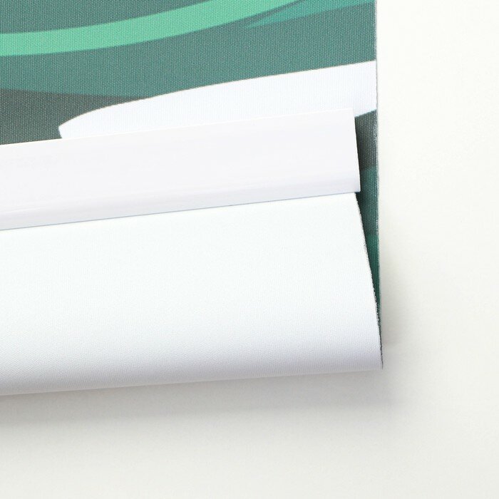 Штора рулонная «Тропики», блэкаут, 120×200 см, цвет белый - фотография № 7