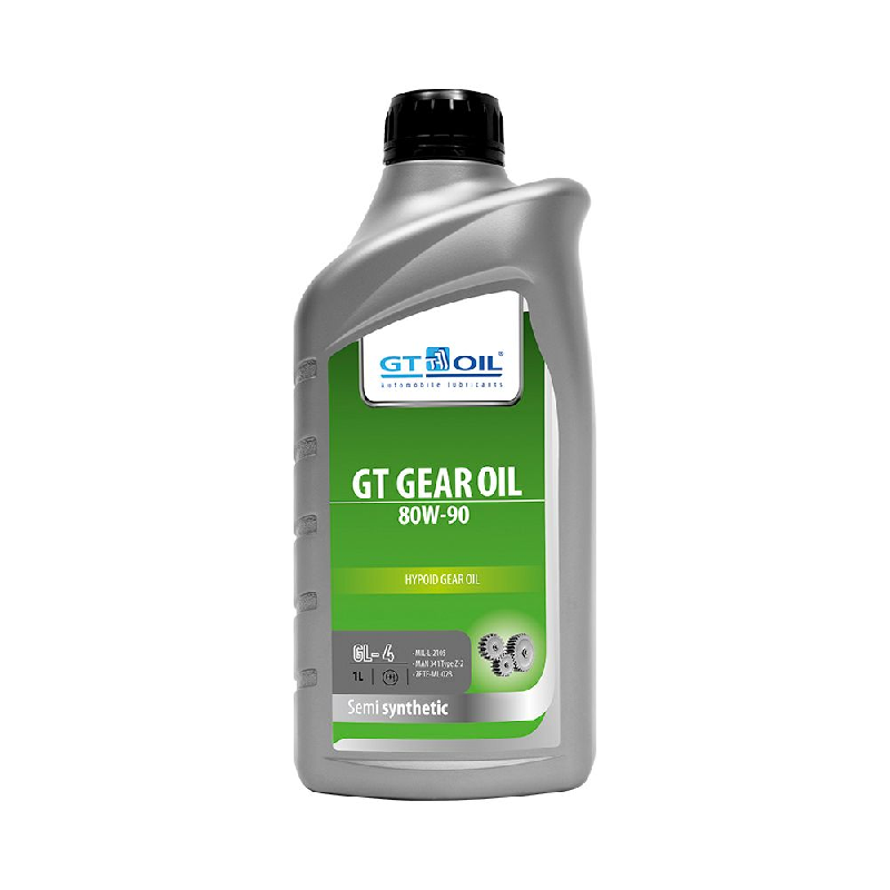 Масло трансмиссионное полусинтетическое Gear Oil 80W90 API GL-4 1л (1 шт.)