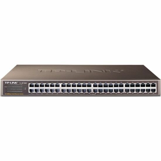 Коммутатор TP-Link JetStream™ 48-Port Gigabit and 4-Port 10GE SFP+ L2+ Managed Switch with 48-Port PoE+