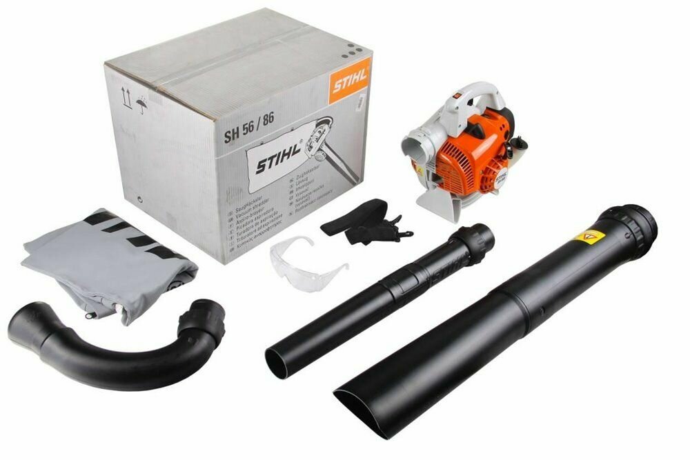 Всасывающий измельчитель Stihl SH 56 - фотография № 5