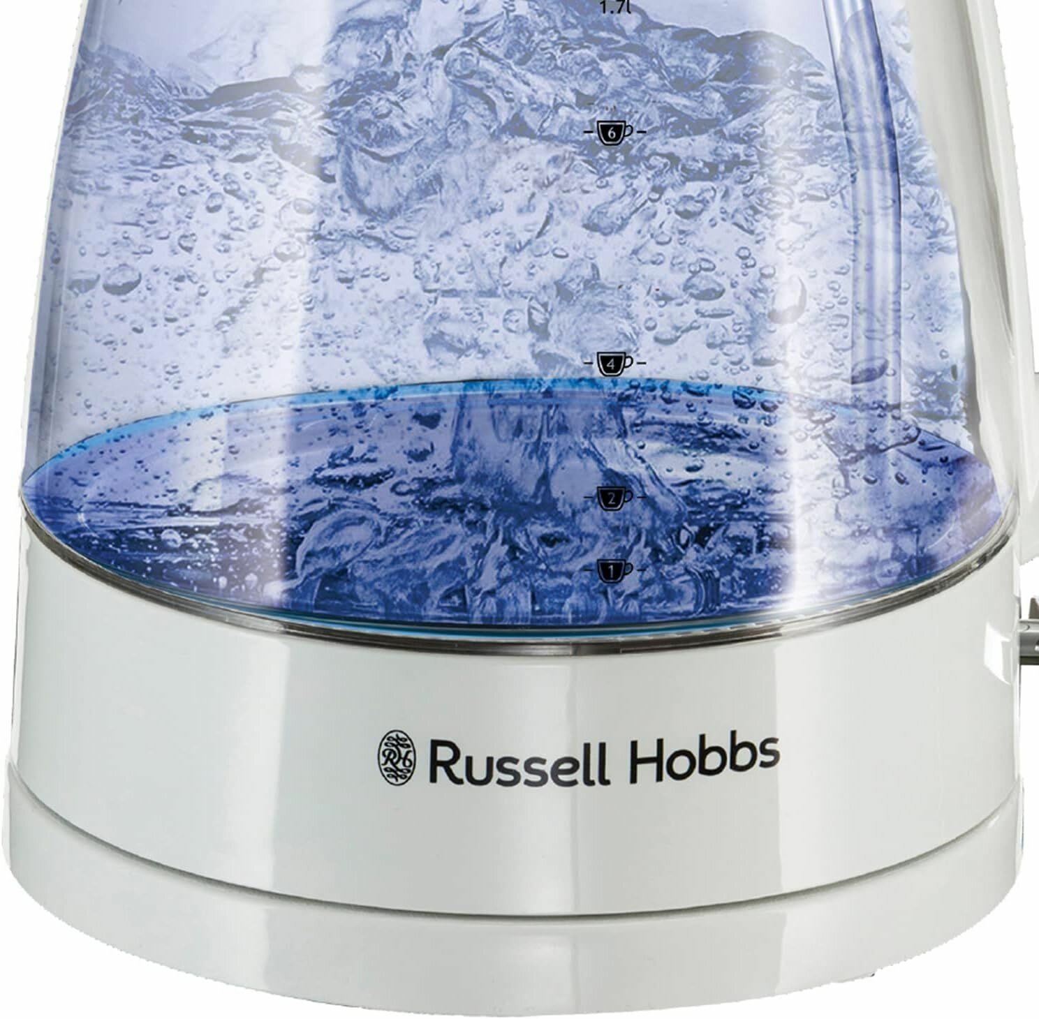 Чайник Russell Hobbs 26081 классчический, 1,7 литра, 3000 Вт, белый - фотография № 3