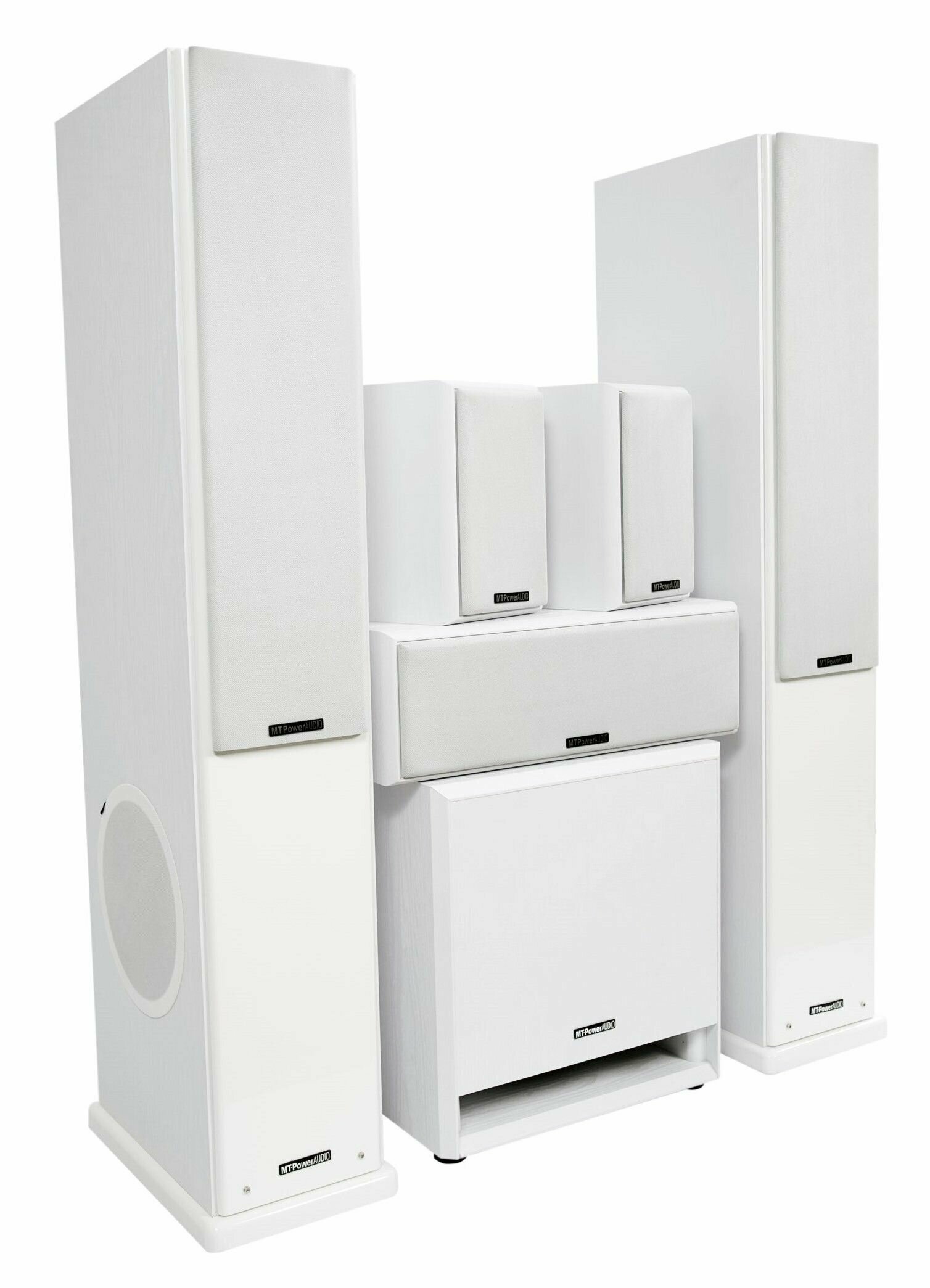 Комплекты акустики 5.1 MT-Power Elegance-2 white set 5.1 (white grills)