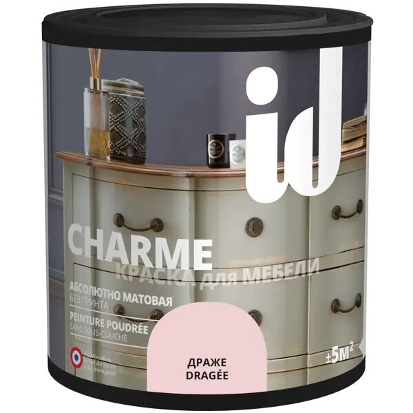 Краска для мебели ID Charme цвет драже 0.5 л