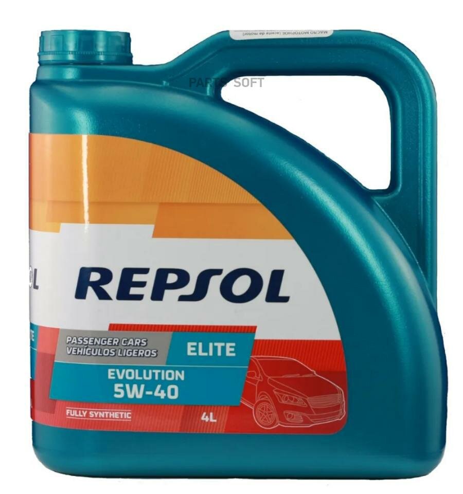 REPSOL 6052/R Масло моторное Repsol Elite Evolution 5W-40 синтетическое 4 л 6052/R