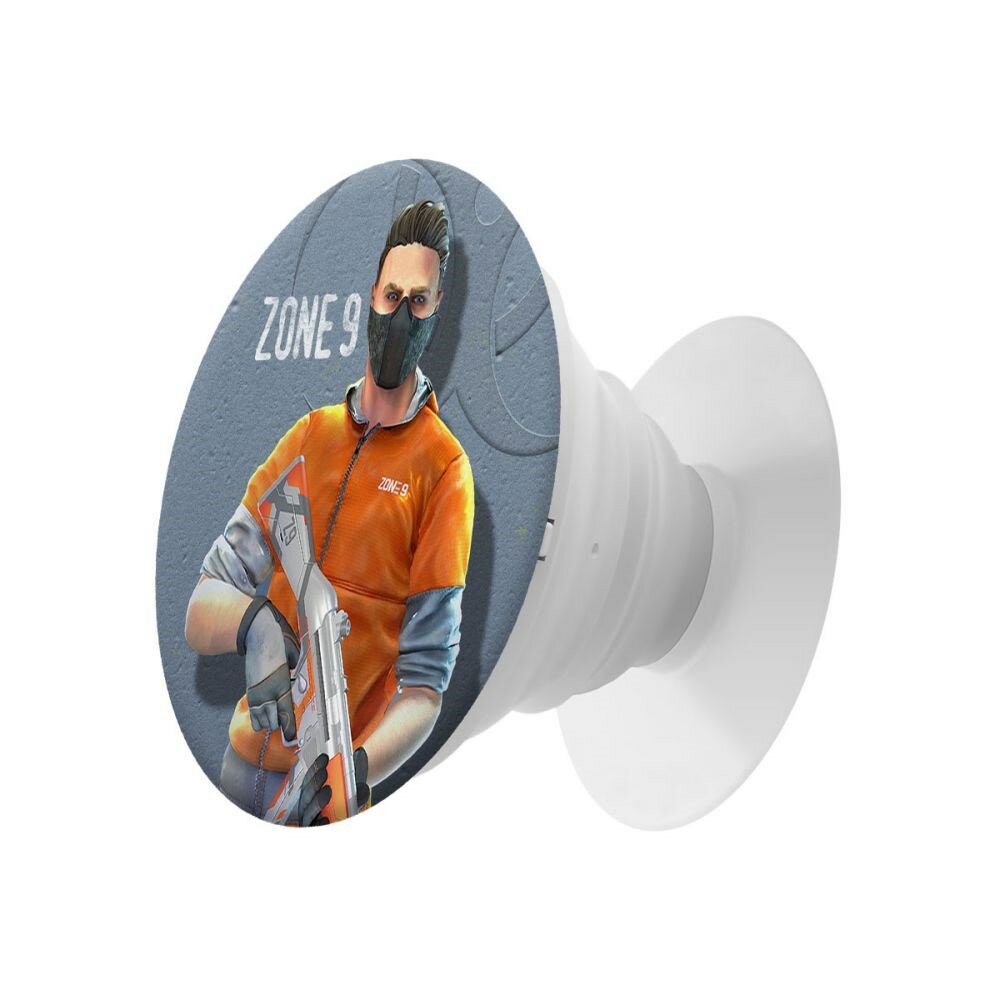 фото Пластмассовый держатель Krutoff для телефона Попсокет Cтандофф 2 (Standoff 2) - Биотеррорист