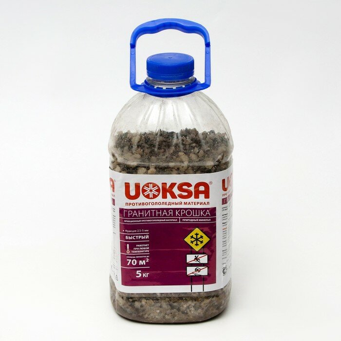 UOKSA Гранитная крошка UOKSA, бутылка, 5 кг - фотография № 1