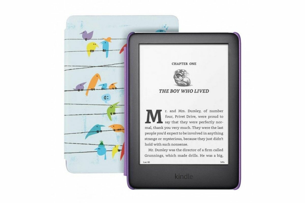   Amazon Kindle Kids Edition 10 2019 8Gb, Rainbow Birds